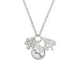 thumbnail image 2 of Delight Jewelry Medium Open Infinity Knot Let Things Go Fall Zoey Charm Necklace, 28", 2 of 4