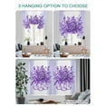 thumbnail image 4 of Eucalyptus Purple Tie Up Curtains for Windows 63 Inch Length Balloon Curtains Kitchen Adjustable Balloon Window Shade Stripes Bottle Flower Cactus Plant Tie Up Valance Bathroom Curtain Window 52"x63", 4 of 6