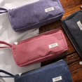 thumbnail image 3 of Bolsa de lápices de pana de gran capacidad, bolsa de almacenamiento de pluma estilográfica, caja de papelería multifuncional, suministros escolares para niños, 3 of 4