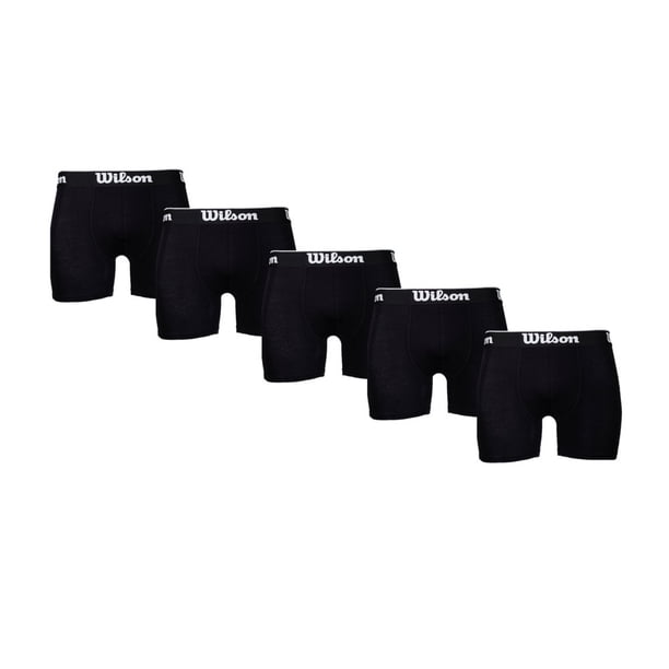 Boxer Wilson para Hombre True Fit Color Negro 5 Piezas Talla G