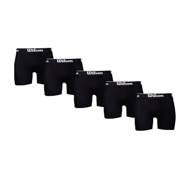 Boxer Wilson para Hombre True Fit Color Negro 5 Piezas Talla EG