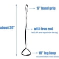 thumbnail image 5 of ORUYROP Relève-Jambes pour après Chirurgie du Genou Remplacement de la Hanche Trousse de Récupération Relève-Pieds Sangle de Levage Médicale Sangle de Levage de Cuisse Rigide Portable Aides de Physiothérapie Mobilité pour Aînés Boucle de Jambe Li, 5 of 5