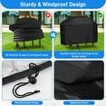 thumbnail image 7 of Grill Cover 58 Inch, Waterproof Grill Cover for Outdoor Grill, Anti-UV & Fade Resistant for Outdoor Grill, Weather-Proof BBQ Cover for Weber Char-Broil Nexgrill and More Grills, 7 of 7