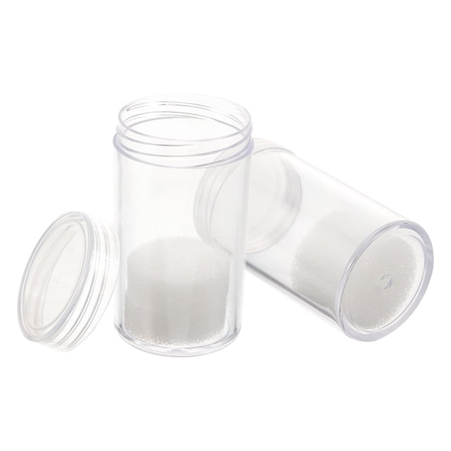 FOMIYES 2Ud De Plástico Para Almacenar Monedas Transparentes Para Coleccionistas Uso En Casa