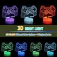thumbnail image 6 of Joystick Game Over 3D Illusion Room Desk Decor Lamp Gaming Night Light with 16 Colors Change, Touch & Remote Room Decorations Toys Gifts for TV Gamer Men, Girls, Women, Teens, Boys, Kids, 6 of 6