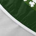 thumbnail image 6 of St. Patricks Day Round Fitted Tablecloth with Elastic Edge 40-44 Inch Shamrock Pattern Table Cover Washable Green Hat Gnome Table Cloth for Kitchen Dining Party Patio Picnic, 6 of 6