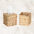 thumbnail image 3 of ABCISI Tissue Box Cover, Natural Woven Water Hyacinth , Modern Square Tissue Holder for Living Room, Car, Bedroom, Office, etc., 3 of 12