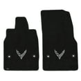thumbnail image 2 of Lloyd Mats Custom Fit Floor Mats for Corvette C8 2020-ON LogoMat 2Pc Set Charcoal, 2 of 5
