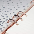 thumbnail image 2 of A5 6-Rings Binder Rings Journal Soft Clear Cover Transparent Shell Protector for Loose Leaf Spiral Book Planner DIY Scrapbook Notebook (Rose Gold Glitter, A5), 2 of 3