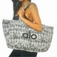 thumbnail image 5 of alo womens Iconic Shopper Tote Grey Tie dye oversized open front bag, 5 of 5