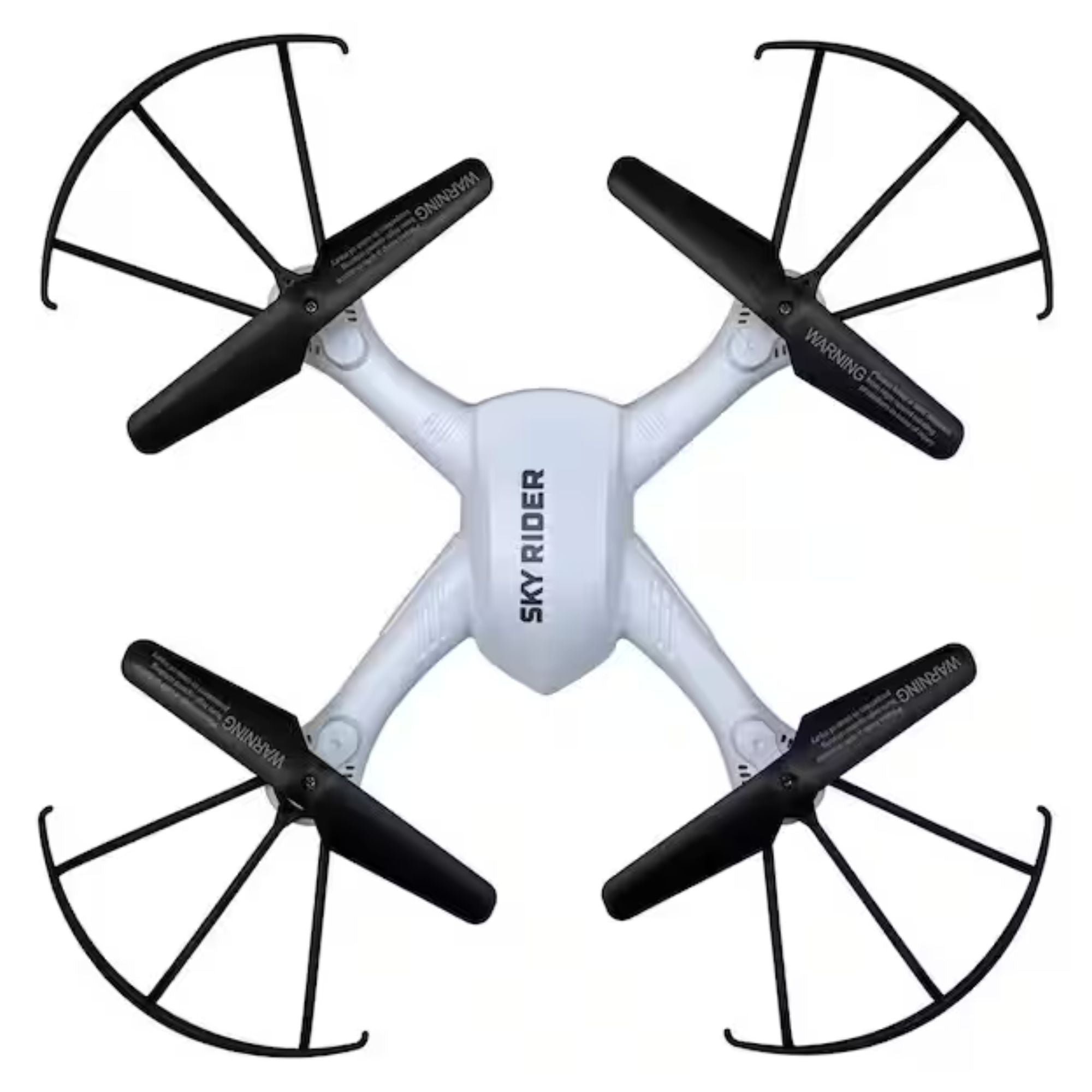 Sky Rider Pro Quadcopter Drone with Wi-Fi Camera, Remote & Phone Holder – White