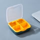 thumbnail image 1 of Caja portátil para medicamentos, segura, impermeable, organizador de medicamentos de viaje, compacta, resistente al agua, ideal para viajes, caja de medicamentos portátil, de metal,, 1 of 8