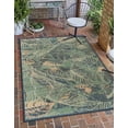 thumbnail image 2 of Rugs.com Baja Outdoor Collection Rug – 6' x 9' Blue Medium Rug Perfect For Bedrooms, Dining Rooms, Living Rooms, 2 of 3