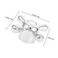 thumbnail image 2 of AURARMLET 1Pack Durable Faucet Handle for Kitchen Water Silver 2.75x2.75x1.18in, 2 of 7