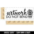 thumbnail image 2 of Artwork Do Not Bend Potted Plant Self-Inking Rubber Stamp Ink Stamper for Business Office - Black Ink - Small 1-1/2 Inch, 2 of 7