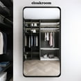 thumbnail image 4 of VIPLOOK Framed Wall Mounted Bathroom Vanity Mirror 59" * 36" - Brushed Bronze, 4 of 5