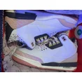thumbnail image 1 of Ni - ke Air Jordan 3 Retro GS White/Anthrodite-Red Stardust 441140-100 Size 4.5Y, 1 of 5