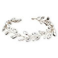 thumbnail image 1 of Qarigey Diadema de boda para mujer, forma de hojas de cristal, fiesta, reunión, compromiso, negocios, diadema para mujer Ropa, zapatos y accesorios Miscelánea Oro Qarigey AP013100-01, 1 of 6