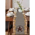 thumbnail image 3 of Table Runner Dresser Scarf 16 x 72 Inch Country Star Sunflower Texas Star Vintage Black Plaid Table Runners Non-Slip Heat Kitchen Dining Table Decor for Indoor Outdoor Home Party Decoration, 3 of 7