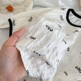 thumbnail image 7 of Bovxnpu Girls' Short Sets Kids Cotton Summer Solid Short Sleeve Crew Neck Shirt + Shorts 2-Piece Sets Summer Outfits, 7 of 7