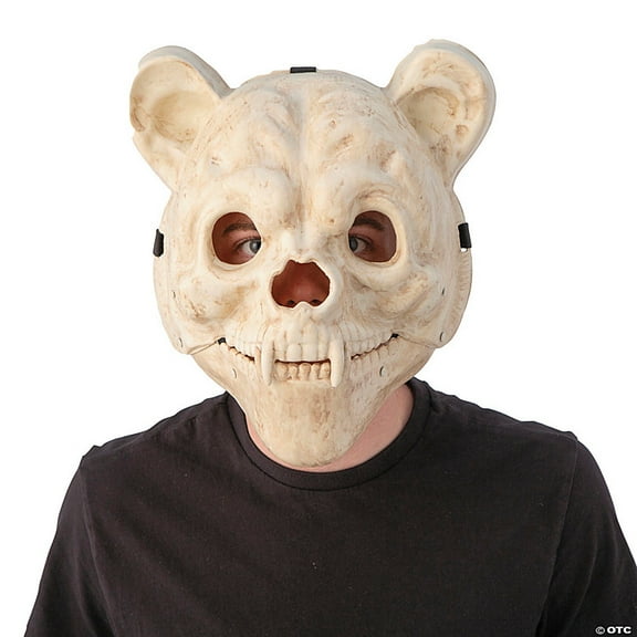Morris Costumes ATC00255 Blister Skeleton Bear Full-Face Plastic Mask