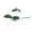Green, variant on AOOOWER Cordless Camping Fan 6000mAh USB Rechargeable Tent Ceiling Fan with Timer