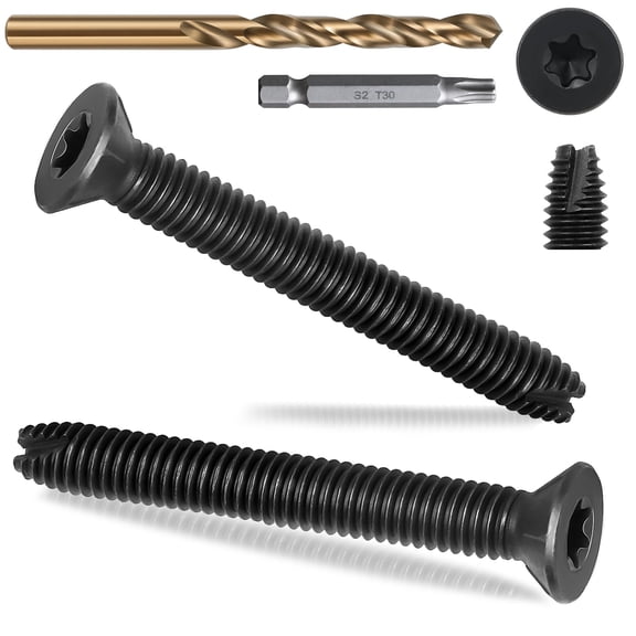 1/4-20 x 2" Flat Head Thread Drilling Deck Screws 100 Pack