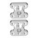 thumbnail image 1 of 2pcs Flange Shaft Coupling Aluminum Alloy 6mm D Hole Easy Flange Coupling Coupler, 1 of 5