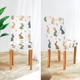 thumbnail image 3 of Yayeee 2 Pack Dining Chair Covers Stretch Parson Chairs Slipcovers Seat Protector, Cartoon Bunnies, 3 of 6
