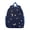 Blue-23, variant on Starry Student Backpack – Gothic Celestial Moon Astrology Print With Starry Night Cosmic Mystical Spiritual Golden Witchy Pattern