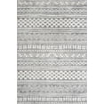 thumbnail image 3 of JONATHAN Y MOROCCAN HYPE 5 x 8 Area Rug, Imlil Tribal Geometric Stripe - Light Gray/Cream, MOH303A-5, 3 of 10