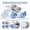 As Shown, variant on Microwave Egg Poacher for 2 Eggs, Non-Stick Dishwasher Safe Poached Egg Maker with Lid