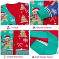thumbnail image 7 of BounceUp Mens Ugly Christmas Sweater Cardigan V Neck Button Front Long Sleeve Knitwear, 7 of 7