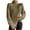 #B Khaki, variant on Alkepwun Womens Fall Sweaters Solid Color Lantern Sleeve Turtleneck Long Length Knit Sweater Casual Comfortable Side Slit Loose Fit Warm Sweater Soft Everyday Plus Size Classic Pullover Top