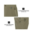 thumbnail image 5 of Little Donkey Andy Mens Waterproof Rain Hiking Pants Lightweight Quick Dry Outdoor Mountain Pants Sage XL, 5 of 8