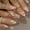 No tools, variant on 30-piece medium almond-shaped three-dimensional gilded diamond inlay embossed press-on nails, gradient sparkling nail art false nails