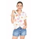 thumbnail image 1 of Blusa juvenil con nudo Roman Fashion, 1965 (Blanco) blanco G, 1 of 4