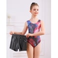thumbnail image 2 of Aideaone Leotards for Girls Gymnastics Sparkly Kids Dance Unitard Biketards with Shorts 4-11Years, 2 of 8