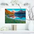 thumbnail image 1 of Beautiful Swiss Lake Obersee - Landscape Photography Canvas Print, 1 of 3