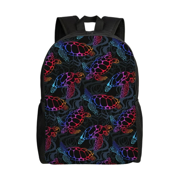 Fotbe Sea Turtle Mochila de Viaje para Laptop, Mochila Ejecutiva Delgada y Resistente 15.6"