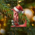 thumbnail image 1 of Mashaouyo Home Decor 26 Christmas Letter Decorations A To Z (without H And V) Hanging Christmas Tree Pendant Alphabet Letters Named Alphabet Decorations Christmas Tree Decorations, 1 of 4