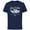 Navy, variant on Disney and Pixar’s Cars Flo Low & Slow at Flo’s V8 Café - Short Sleeve Cotton T-Shirt for Adults - Customized-Athletic Heather