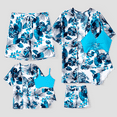 thumbnail image 1 of PatPat Family Matching Drawstring Swim Trunks or Cut Out Lace UP Back One-Piece Swimsuit, 1 of 7