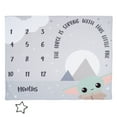 thumbnail image 2 of Lambs & Ivy Star Wars The Child/Grogu/Baby Yoda Fleece Milestone Blanket w/ Star, 2 of 4