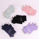 thumbnail image 4 of Guantes de pantalla táctil de lana a prueba de frío con forro polar cálido y grueso con dedos abiertos para mujer de invierno, 4 of 6