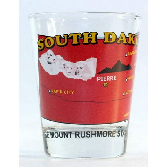 South Dakota Mount Rushmore State All-American Collection Classic Design Shot Glass