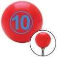 thumbnail image 1 of American Shifter  Blue Ball No.10 Red Shift Knob with M16 x 1.5 Insert Shifter Auto Manual Custom Brody, 1 of 1