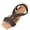 Black, variant on Women's Versatile Casual Plus-Size Shoes Spring/Summer Style Comfortable Intersection Weave Strap Bohemian Style Breathable Flat Sandals. Silver 7