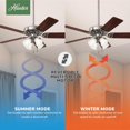 thumbnail image 3 of Ventilador de techo Hunter Serie Studio 132 cm interior silencioso, 3 of 9