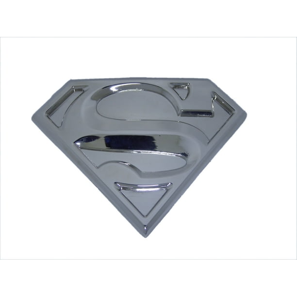 Superman Return Belt Buckle American Superhero Logo Costume Silver Chrome 3d New